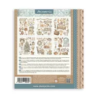tamperia White Christmas Rub-On 20,5x23cm Assortment (6pcs) by Cristina Radovan (DFLRBXG13)